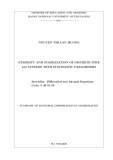 Summary of Doctoral Dissertation in Mathematics: Stability and stabilization of discrete time 2-D systems with stochastic parameters