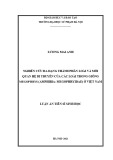 Luận án Tiến sĩ Sinh học: Nghiên cứu đa dạng thành phần loài và mối quan hệ di truyền của các loài trong giống Megophrys (Amphibia: Megophryidae) ở Việt Nam