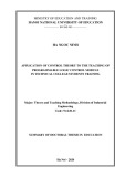 Summary of Doctoral Thesis in Education: Application of Control Theory to the Teaching of Programmable Logic Control Module in technical college students training