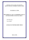 Summary of the Philosophy Thesis: Philosophies of life in worshipping rituals of the Ede people in Buon Ma Thuot