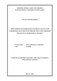 Summary of dissertation for a Doctoral degree in Educational science: Development of integrated teaching capacity for undergraduate students of primary education through pedagogical professional training