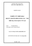 Luận văn Thạc sĩ Công nghệ thông tin: Nghiên cứu triển khai dịch vụ truyền hình tương tác - VOD trên hạ tầng mạng VTVcab