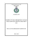 Khóa luận tốt nghiệp đại học ngành Dược học: Nghiên cứu bào chế hệ phân tán rắn loratadin bằng phương pháp phun sấy