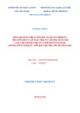 Dissertation abstract: Research on the scientific basis to improve the efficiency of electricity generation for staged reservoirs in competitive power generation market, applied for the Chu River basin