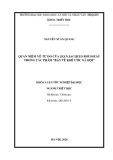 Khóa luận tốt nghiệp đại học ngành Triết học: Quan niệm của Jean Jacques Rousseau trong tác phẩm “Bàn về khế ước xã hội”