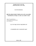 Luận văn Thạc sĩ Công nghệ thông tin: Phương pháp sinh tự động bản mẫu giao diện người dùng từ đặc tả yêu cầu chức năng