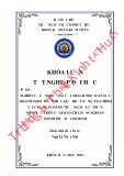 Khóa luận tốt nghiệp Kế toán: Nghiên cứu ảnh hưởng của trách nhiệm xã hội doanh nghiệp đến hiệu quả hoạt động tài chính tại các Ngân hàng thương mại cổ phần niêm yết trên sở giao dịch chứng khoán thành phố Hồ Chí Minh