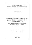 Luận văn Thạc sĩ Xã hội học: Nhận thức của cán bộ, cán bộ lãnh đạo, quản lý về nhóm quyền được bảo vệ của trẻ em hiện nay