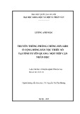 Luận văn Thạc sĩ Dân tộc học: Truyền thông phòng chống HIV/AIDS ở cộng đồng dân tộc thiểu số tại tỉnh Tuyên Quang: một tiếp cận nhân học