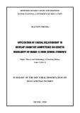 Summary of the Doctoral Dissertation on Educational Studies: Application of cause-effec relationship to develop cognitive competence on genetic regularity of Grade-12 High school students