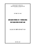 Luận án Tiến sĩ Ngữ văn: Diễn ngôn phương Tây – phương Đông của Phạm Quỳnh và Nhất Linh