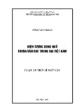 Luận án Tiến sĩ Ngữ văn: Hiện tượng song ngữ trong văn học trung đại Việt Nam