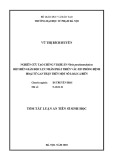 Tóm tắt Luận án Tiến sĩ Sinh học: Nghiên cứu tạo chủng vi khuẩn Vibrio parahaemolyticus đột biến giảm độc lực nhằm phát triển vắc-xin phòng bệnh hoại tử gan thận trên một số loài cá biển