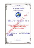 Khóa luận tốt nghiệp Tài chính Ngân hàng: Mối quan hệ giữa chỉ số giá giao ngay VN30 và giá hợp đồng tương lai VN30 tại thị trường Việt Nam