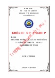 Khóa luận tốt nghiệp Quản trị kinh doanh: Hoàn thiện công tác xúc tiến bán hàng tại công ty TNHH TM Carlsberg Việt Nam trên địa bàn thành phố Huế