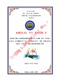 Khóa luận tốt nghiệp Quản trị kinh doanh: Hoàn thiện kênh phân phối sản phẩm Yến Sào cao cấp Thiên Việt của công ty cổ phần PP & DV Nguyễn Đạt-chi nhánh Phú Yên