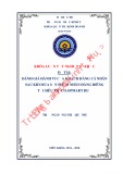 Khóa luận tốt nghiệp Quản trị kinh doanh: Đánh giá hành vi của khách hàng cá nhân sau khi mua sản phẩm nhãn hàng riêng tại siêu thị Co.opmart Huế