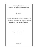 Luận văn Thạc sĩ Lịch sử: Đảng bộ tỉnh Yên Bái lãnh đạo công tác bảo tồn và phát huy giá trị các di tích lịch sử từ năm 1998 đến năm 2014