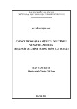 Luận văn Thạc sĩ Văn học Việt Nam: Cái mới trong quan niệm của Nguyễn Du về người anh hùng – Khảo sát qua hình tượng nhân vật Từ Hải