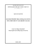 Luận văn Thạc sĩ Lịch sử: Đảng bộ tỉnh Phú Thọ lãnh đạo xây dựng nông thôn mới từ năm 2008 đến năm 2014