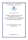 Doctor of philosophy in Economics thesis summary: The impact of monetary policy and macroprudential policy on financial stability: The case of emerging and growth-leading economies