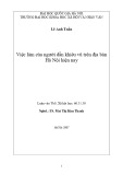 Luận văn Thạc sĩ Xã hội học: Việc làm của người dẫn khiêu vũ trên địa bàn Hà Nội hiện nay