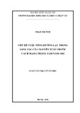 Luận văn Thạc sĩ Văn học: Chủ đề cuộc sống hưởng lạc trong sáng tác của Nguyễn Tuân trước Cách mạng tháng Tám năm 1945