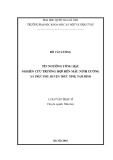 Luận văn Thạc sĩ Nhân học: Tín ngưỡng Tống Hậu: Nghiên cứu trường hợp đền mẫu Ninh Cường