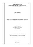 Luận văn Thạc sĩ Lí luận Văn học: Thế giới nghệ thuật thơ Thanh Hải