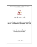 Luận văn Thạc sĩ Kỹ thuật: Đánh giá hiệu năng hệ thống ghép kênh quang theo bước sóng đa tốc độ đường