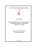 Luận văn Thạc sĩ Kỹ thuật: Xây dựng hệ thống trợ giúp ra quyết định hòa giải, đối thoại trong các tranh chấp hôn nhân và gia đình