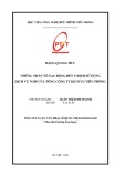 Tóm tắt Luận văn Thạc sĩ: Những nhân tố tác động đến ý định sử dụng dịch vụ VoIP của Tổng Công ty Dịch vụ Viễn thông