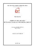 Tóm tắt Luận văn Thạc sĩ Kỹ Thuật: Nghiên cứu tiêu chuẩn HL7 để ứng dụng vào quản lý hồ sơ bệnh án điện tử