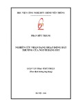 Luận văn Thạc sĩ Kỹ thuật: Nghiên cứu nhận dạng hoạt động bất thường của con người bằng IoT