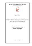 Luận văn Thạc sĩ Kỹ thuật: Xây dựng hệ thống thanh toán viện phí tự động tại Bệnh viện Trung ương quân đội 108