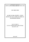 Luận văn Thạc sĩ Lý luận và phương pháp dạy học Âm nhạc: Dạy học âm nhạc cho trẻ 5-6 tuổi ở trường mẫu giáo An Bình, quận Bình Tân, thành phố Hồ Chí Minh