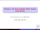 Bài giảng Matlab: Chương 2 - ĐHBK Hà Nội