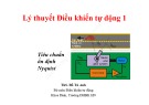 Bài giảng Lý thuyết điều khiển tự động: Bài 9 - ThS. Đỗ Tú Anh