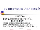 Bài giảng Kỹ thuật nâng & vận chuyển - Chương 3: Dây & các chi tiết quấn, hướng dây (Wire robes and chains for hoisting and haulage - Lifting tackle, drum, sheaves, sprockets)