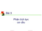 Bài giảng Nguyên lý máy: Bài 3 - TS. Nguyễn Xuân Hạ