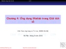 Bài giảng Matlab: Chương 4 - ĐHBK Hà Nội