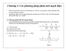 Bài giảng Mạch điện tử - Chương 3: Các phương pháp phân tích mạch điện