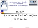 Bài giảng Lập trình hướng đối tượng – Bài 08: Đa hình