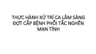 Bài giảng Thực hành xử trí ca lâm sàng đợt cấp bệnh phổi tắc nghẽn mạn tính