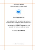 Luận văn Thạc sĩ Kinh tế: Kiểm định giả thuyết thị trường hiệu quả dạng trung bình trên thị trường chứng khoán Việt Nam thông qua mối quan hệ giữa chỉ số giá trên thu nhập và hiệu suất đầu tư của cổ phiếu phổ thông