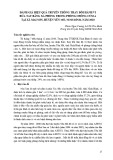 Đánh giá hiệu quả truyền thông thay đổi hành vi rửa tay bằng xà phòng trong phòng chống cúm A tại xã Mai Sơn, huyện Yên Mô, Ninh Bình, năm 2010