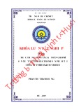 Khóa luận tốt nghiệp Kế toán-Kiểm toán: Kế toán chi phí sản xuất và tính giá thành sản phẩm tại công ty TNHH SX&TM YesHue