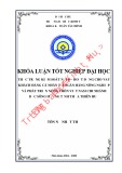 Khóa luận tốt nghiệp Kế toán-Tài chính: Thực trạng kiểm soát nội bộ hoạt động cho vay khách hàng cá nhân tại Ngân hàng Nông nghiệp và Phát triển nông thôn Việt Nam - Chi nhánh Bắc sông Hương tỉnh Thừa Thiên Huế