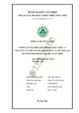 Khóa luận tốt nghiệp Khuyến nông: Nghiên cứu đặc điểm sinh trưởng phát triển và năng suất của một số giống mướp đắng vụ thu đông 2017 tại Vườn ươm trường Đại học Lâm nghiệp