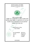 Khóa luận tốt nghiệp Khoa học cây trồng: Nghiên cứu ảnh hưởng của phân TS9 đến sinh trưởng, phát triển và năng suất của cây lạc vụ đông 2019 tại thị trấn Xuân Mai, huyện Chương Mỹ, tp Hà Nội